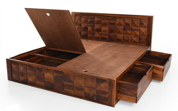 ROYIND royaloak diamond king bed