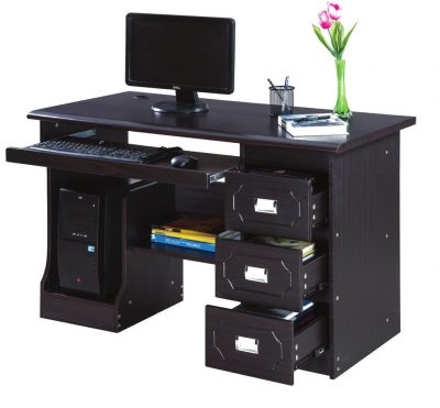 amber computer table
