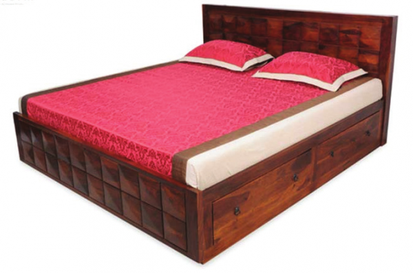 diamond bed with storage