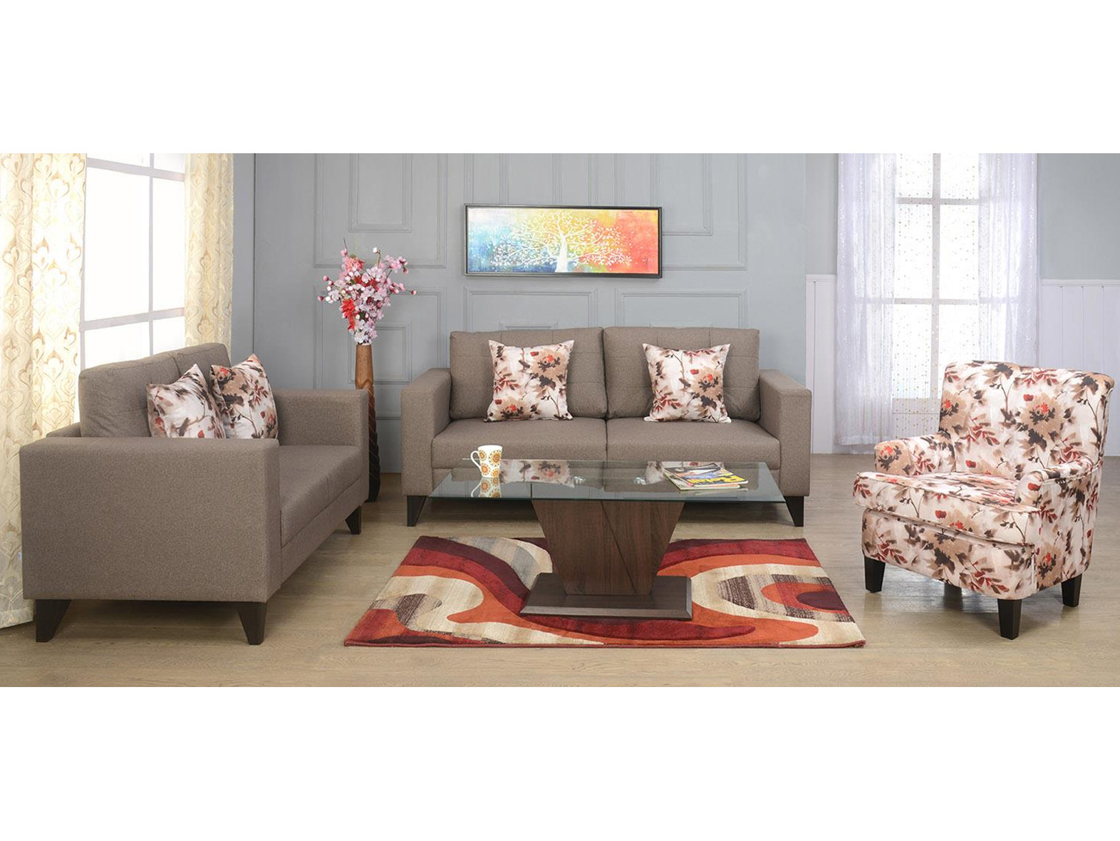 norwich sofa set wings lounge chair