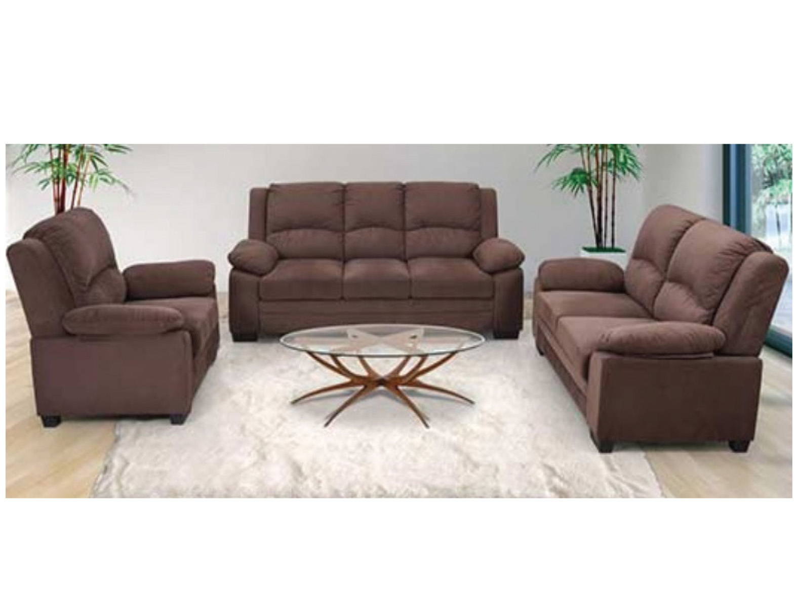 trissino sofa brown